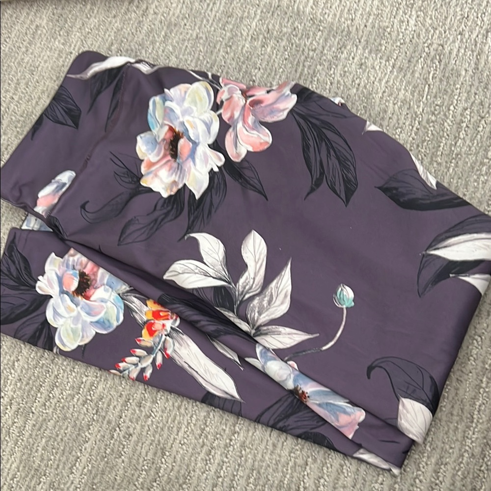 Floral Purple leggings